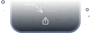 Instalação no Safari para iPhone